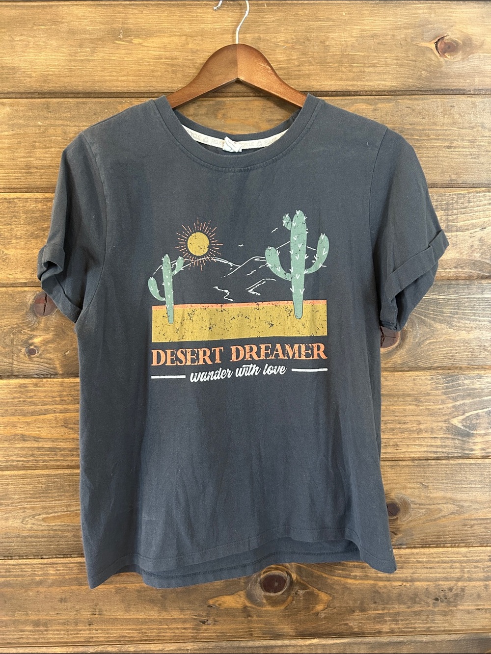 Desert Dreamer Short Sleeve Tee - charcoal